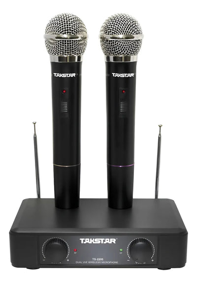 Microfono Inalambrico Vhf Doble De Mano Takstar Ts2200