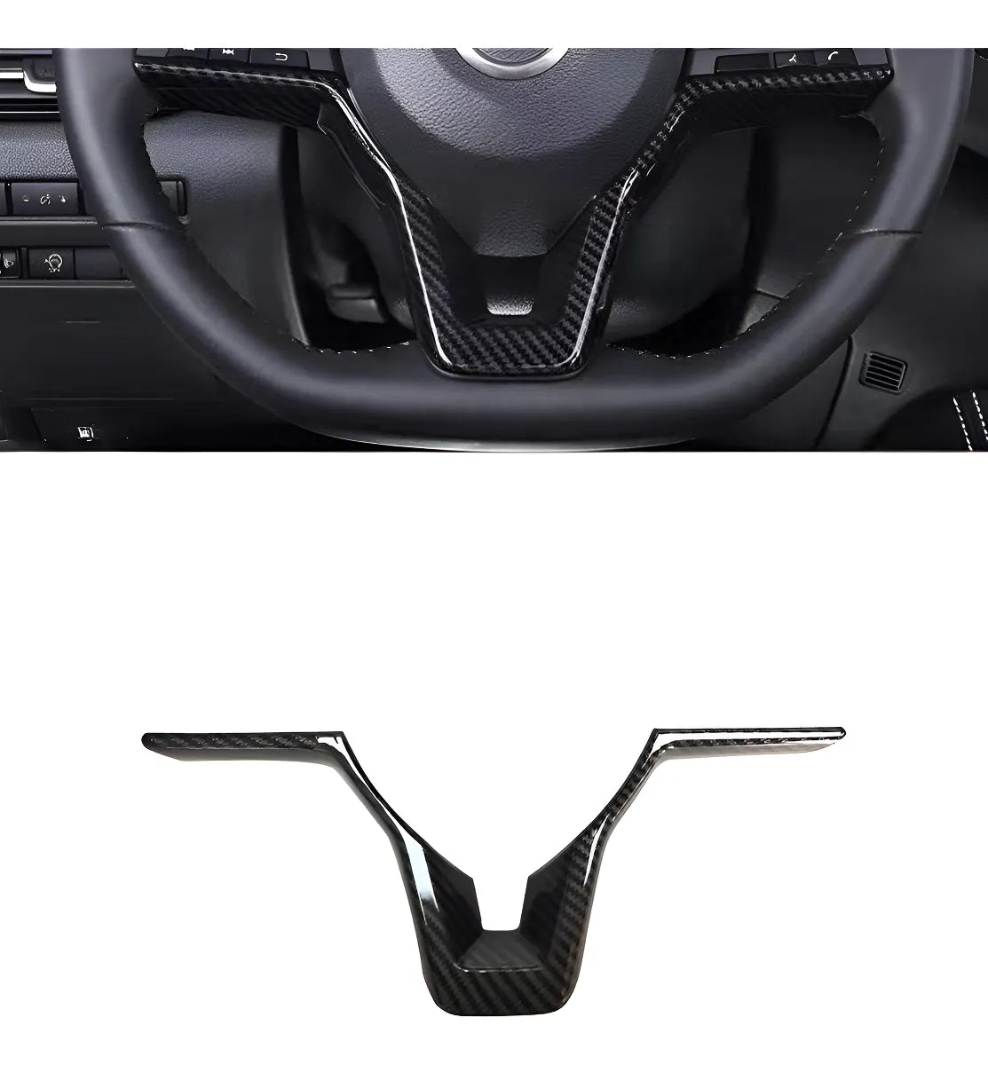Accesorios Nissan Kicks Xtrail Qashqai Cubierta Timon Fibrac - Fibra Carbon