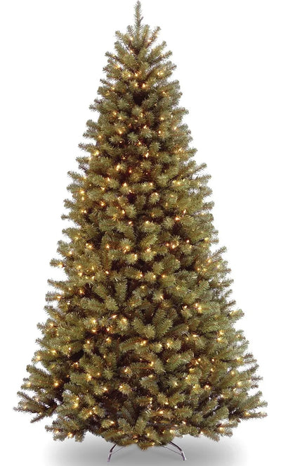 Árbol De Navidad Artificial 6.5' Preiluminado Y Realista