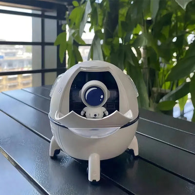 Humidificador de aire Astronaut, difusor espacial, tamaño mini, color blanco, para niños