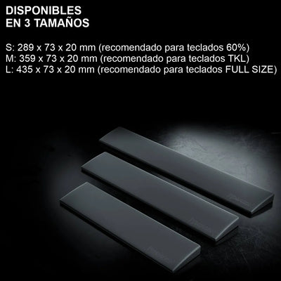 Reposamuñecas Meteor S, Redragon P035 / 60% 28.9x7.3x2cm Negro