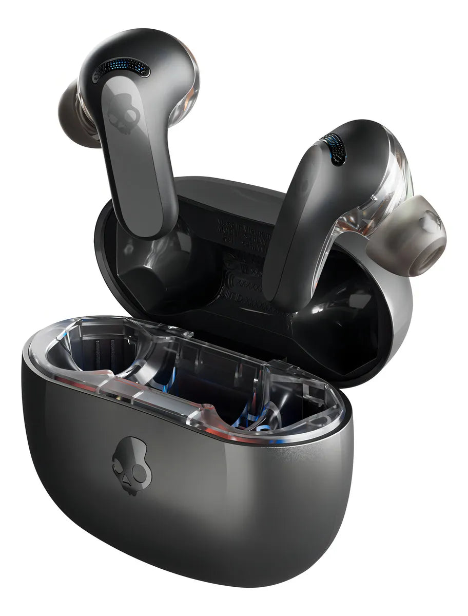 Audifono Skullcandy Rail Anc True Black True Wireless Color Negro Luz Negro