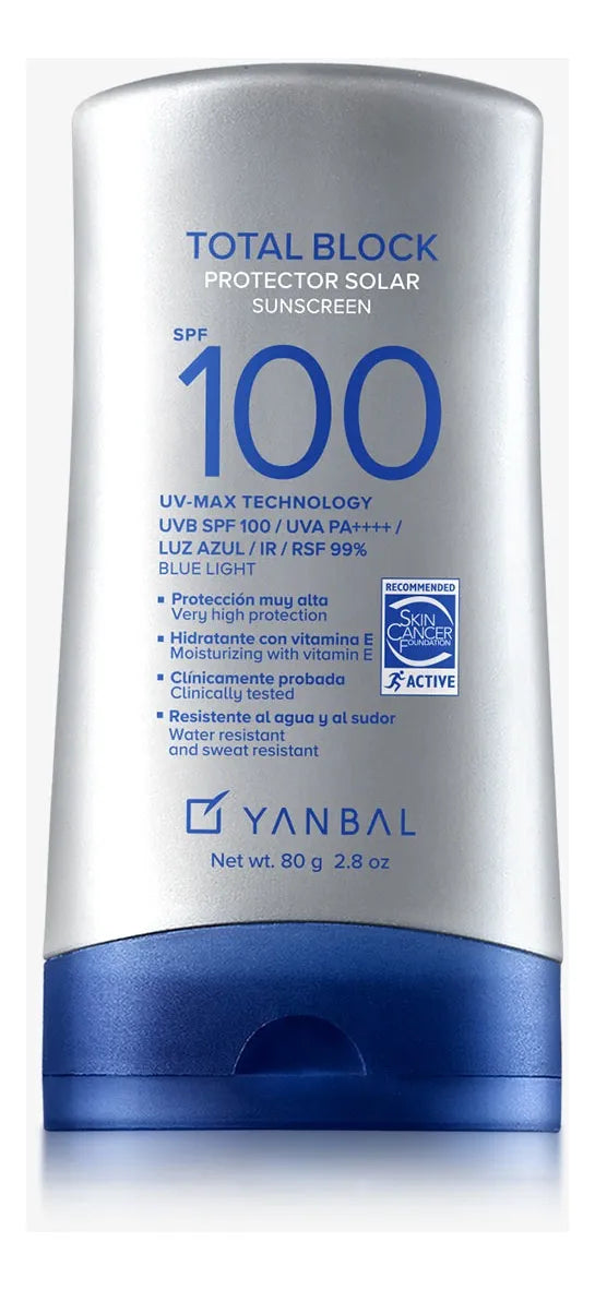 Total Block 100 Bloqueador Yanbal