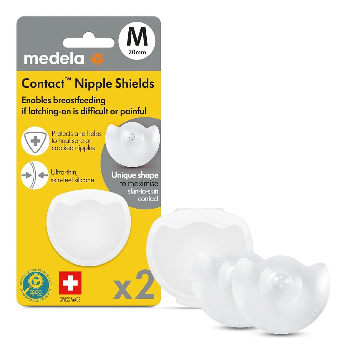 Medela Pezonera Lactancia X 2 - Unidad A $41950 Transparente