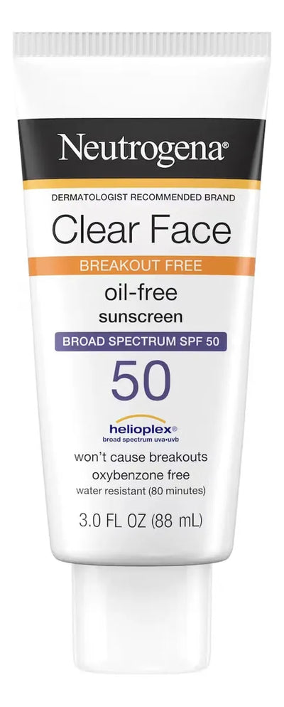 Neutrogena Clear Face Liquid Lotion Sunscreen For Acne-prone