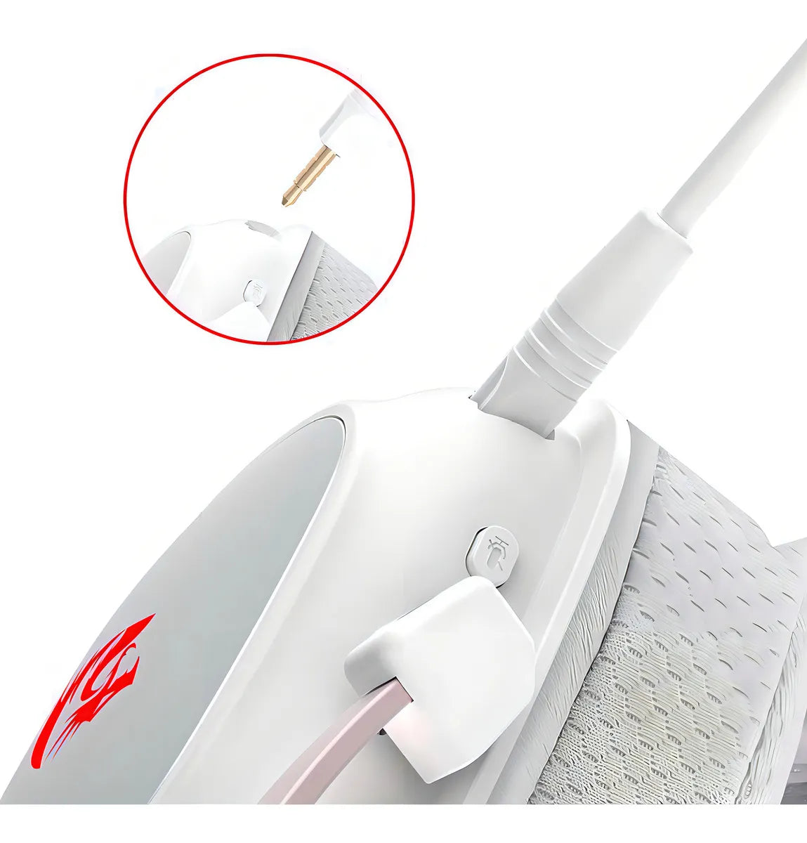 Auriculares inalámbricos para juegos Redragon Zeus Pro, 2,4 GHz, 7.1 Rgb, blancos