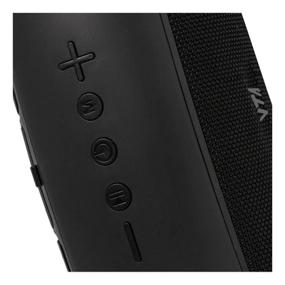 Parlante Recargable Rhythm 30w Vta Con Bluetooth Luces Led Y Color Negro
