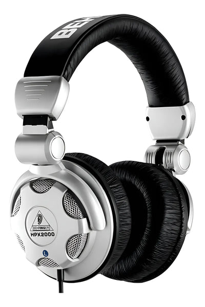 Fone de ouvido over-ear Behringer HPX2000 plateado e negro