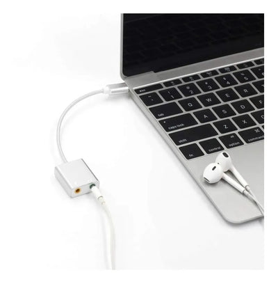 Tarjeta Externa De Audio Con Conector Tipo C 7.1 Virtual
