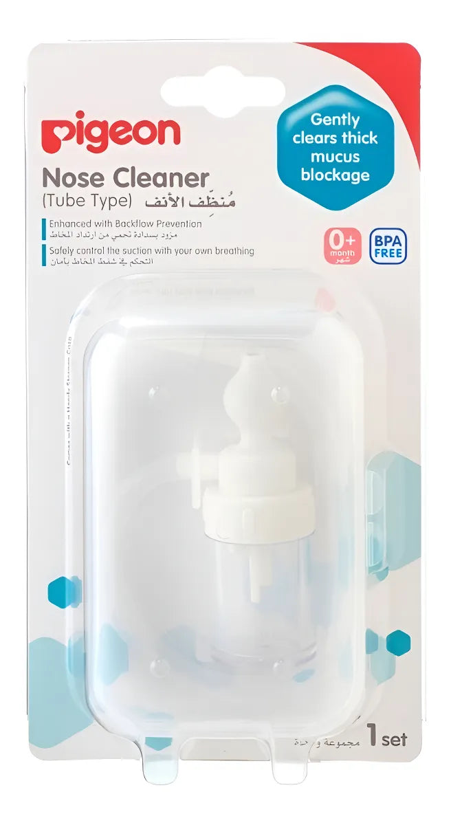 Aspirador Nasal Tipo Tubo Manual Pigeon Color Transparente