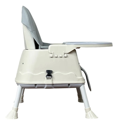 Silla Comedor Bebe 3en1 Happy Baby Zoe Color Gris
