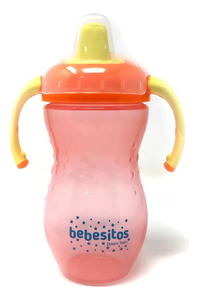 Vaso Entrenador Antiderrame 13 Oz Bebesitos Color Naranja