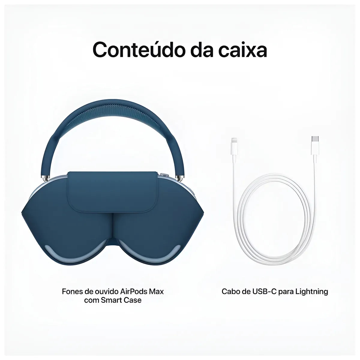 Auriculares inalámbricos Bluetooth compatibles con AirPods Max Color Blue