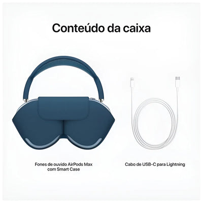 Auriculares inalámbricos Bluetooth compatibles con AirPods Max Color Blue
