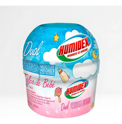 Humidex Dual 2 en 1 Gel - talco de bebé - Pack - 3 - 1