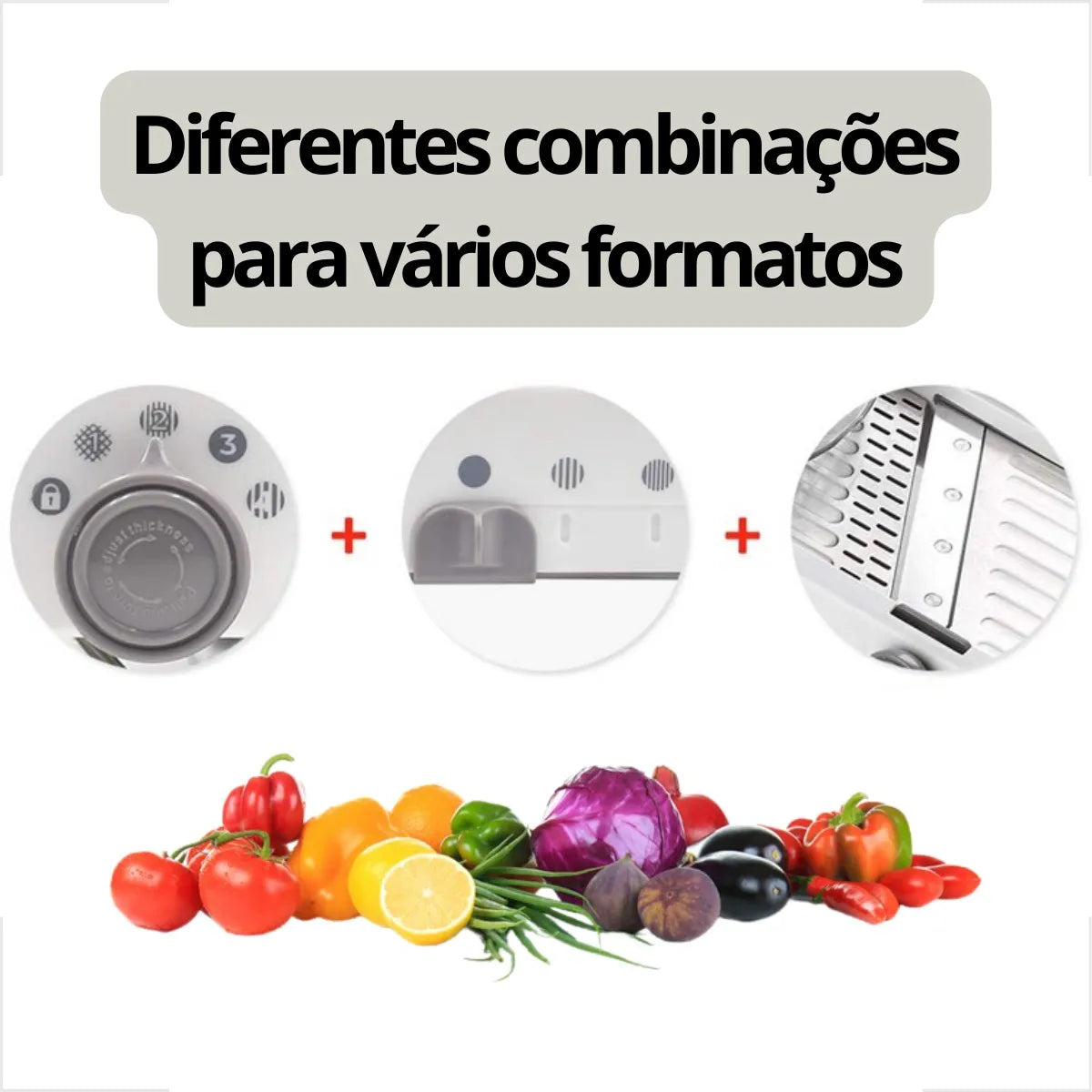 Picadora De Verduras Iboa Mandoline 18 En 1 Acero Inoxidable