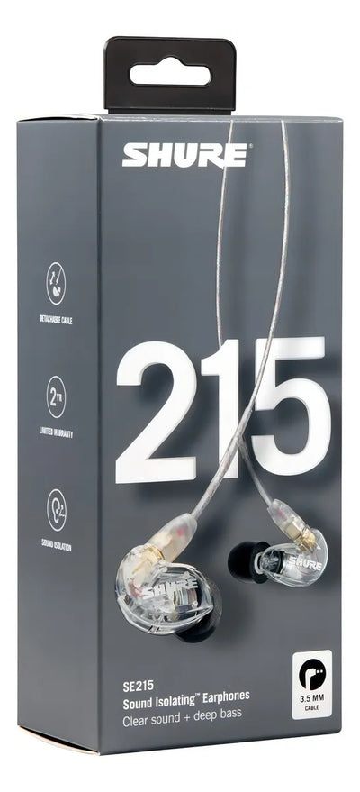Audífonos In Ear Shure Se215-cl Con Cable Para Monitoreo