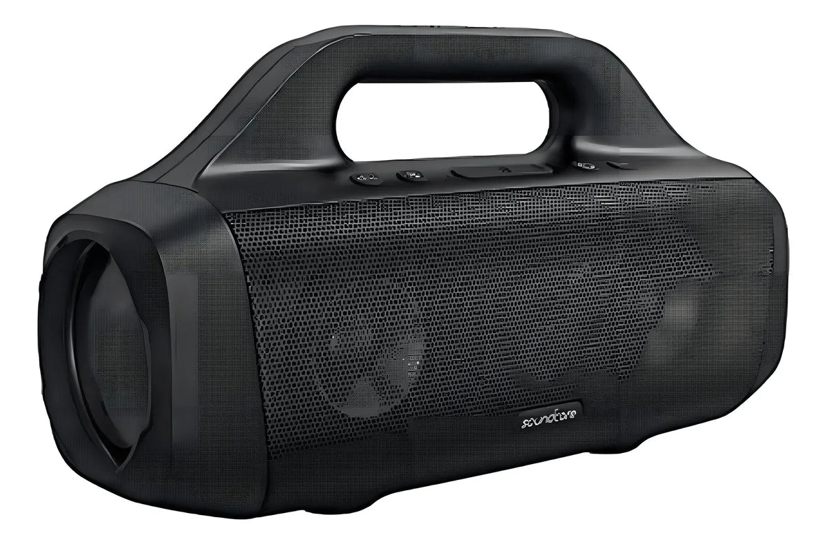 Bocinas Soundcore A3118011 Motion Boom altavoz con controladores de titanio portátil bluetooth IPX7 impermeable Negro