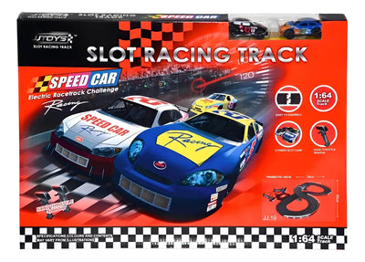 Pista Eléctrica Carreras Speed Car Control Remoto Jj.19-2 Color Negra Jj.19-2