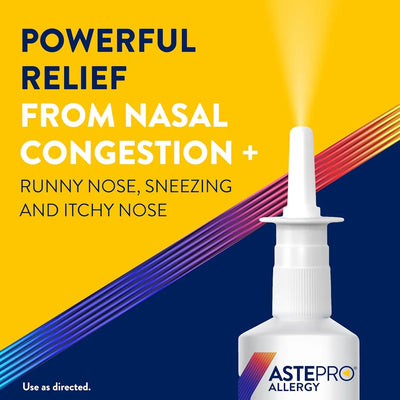 Astepro Aerosol Nasal: Alivio De Alergias Ultra Rápido 24h