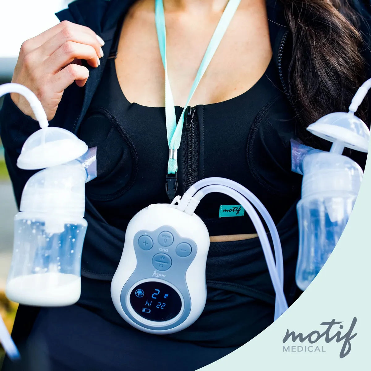 Motif Medical Duo - Extractor De Leche Electrico Doble Porta