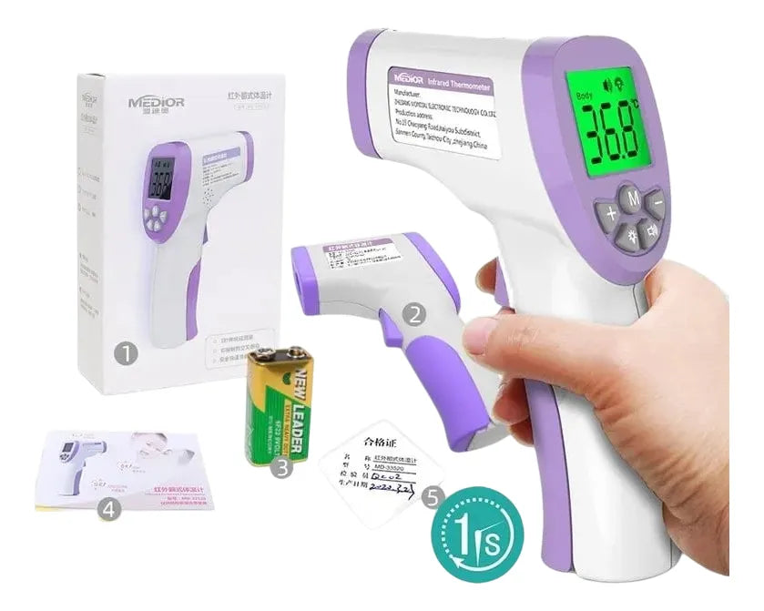 Termometro Digital Medidor Temperatura Corporal Sensor Calor Diseño 1
