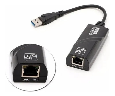 Adaptador Ethernet Usb 3.0 P/ Red Rj45 Lan Usb
