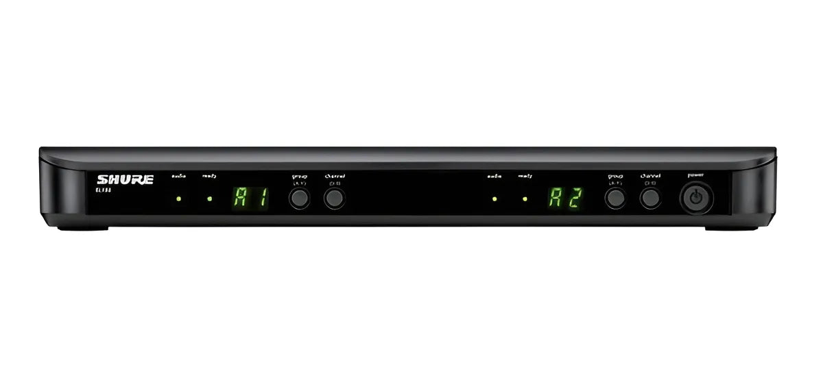 Micrófono Inalámbrico Shure Blx288/pg58-j10 Receptor Doble Color Negro
