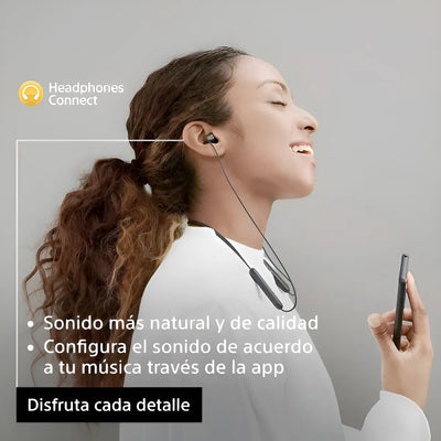 Audífonos Sony Inalámbricos In-ear Wi-c100 Color Azul