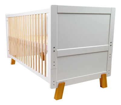 Cuna Cama De Madera Carestino Vigo 140x70 Blanco