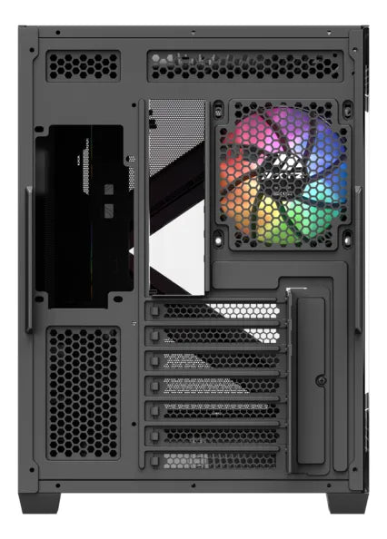 Chasis Gamer Xyz Qubex Black | Argb | Atx | 4 Fans | Type C