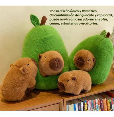 Peluche Chigüiro Capibara Carpincho Muñeco 35 Cm Regalo - Verde Musgo