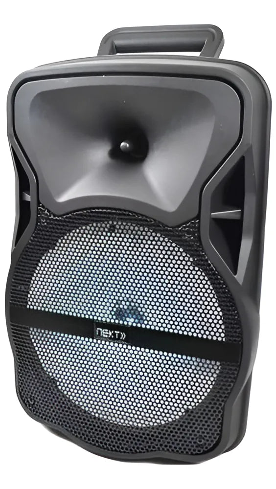 Parlante 8 Bluetooth Fm Entrada Microfono Cabina Next Y9 Color Negro 5vec