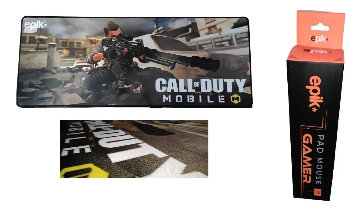 Mouse Pad Gamer Profesional Anti-deslizante Xl 770x300 Mm Color Negro