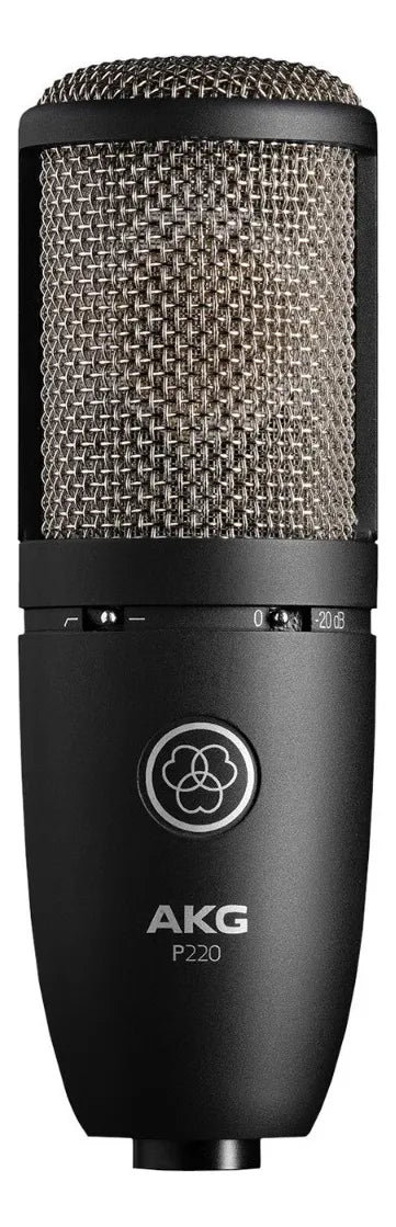 Micrófono AKG P220 Condensador Cardioide color negroS