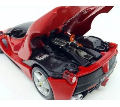 Auto a escala Bburago LaFerrari color rojo