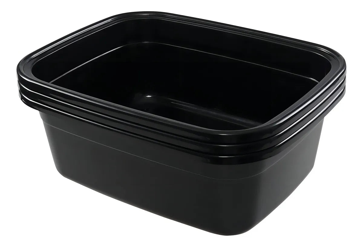 Vababa Paquete De 3 Baneras Grandes Color Negro, Lavabo De 1
