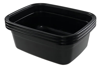 Vababa Paquete De 3 Baneras Grandes Color Negro, Lavabo De 1