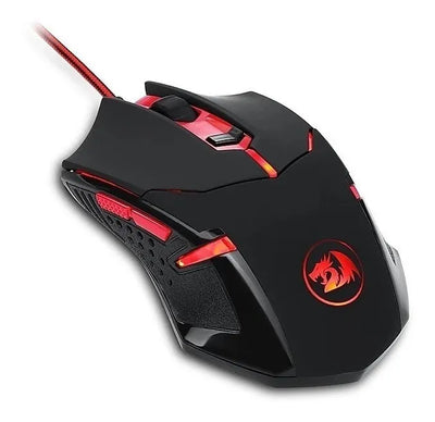 Kit de teclado y mouse gamer Redragon S101-BA Español de color negro