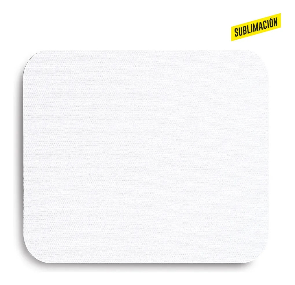 Mouse Pad Vaniat Rectangular Grosor 1,5 Mm Computadores Blanco