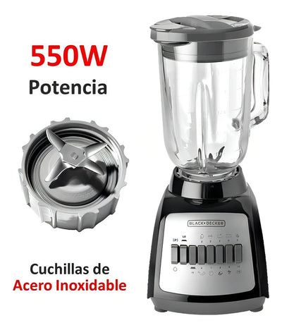 Licuadora Black And Decker Durapro 12 Vel Blbd210gr-mx Color Negro