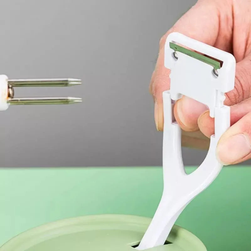 Cortador Manual Pelador Giratorio Manzana Verduras Rebanador Diseño 1