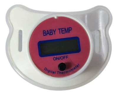 Chupete Infantil Termómetro Electrónico Pantalla Lcd Boca Blanco