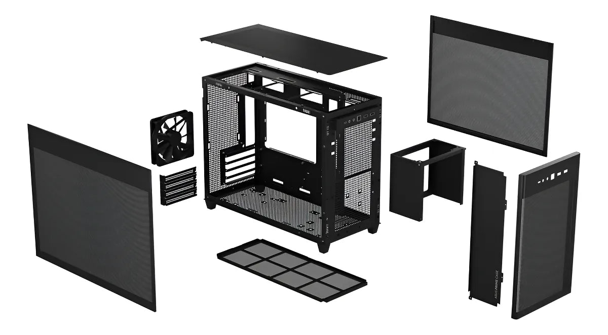 Gabinete Asus Prime Ap201 Usb 3.1 Tipo C Negro Micro Atx