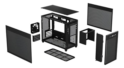 Gabinete Asus Prime Ap201 Usb 3.1 Tipo C Negro Micro Atx