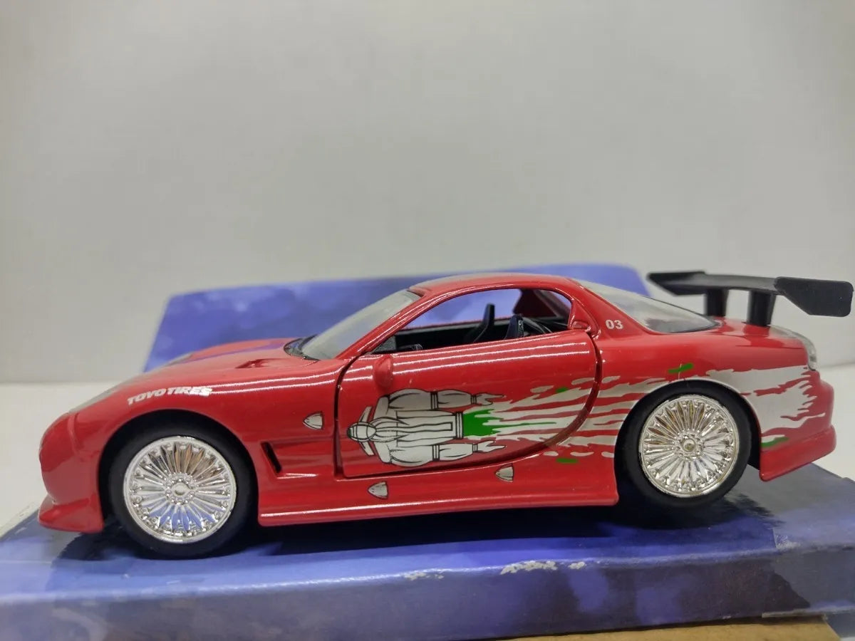 Jada - Rapido Y Furiosos - Dom´s Mazda Rx-7 Rojo 1:32 R