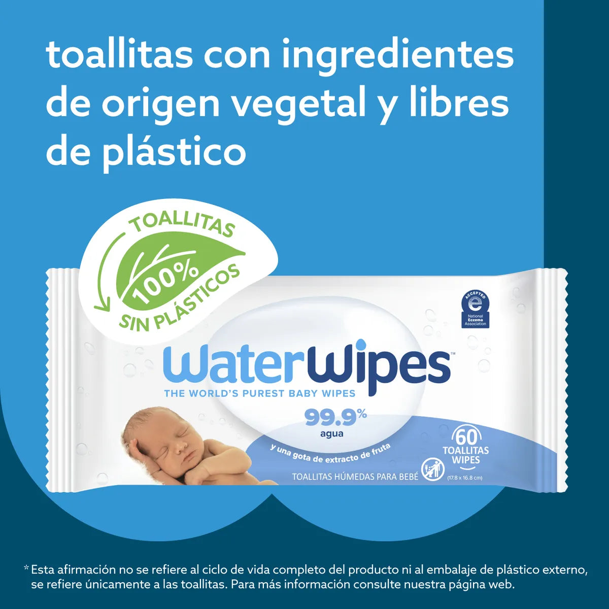 Toallas Húmedas Waterwipes X 180 Unidades