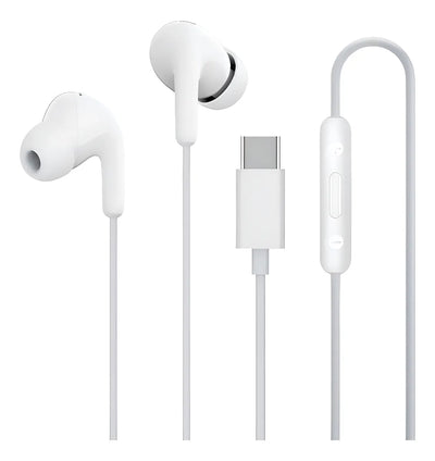 Xiaomi Auriculares Conexión Tipo C / Control Integrado, Wht Blanco
