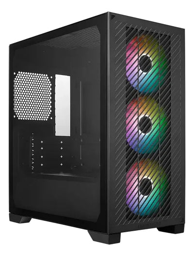 Gabinete Cooler Master Elite 301 Argb Micro Atx C/templado Color Negro