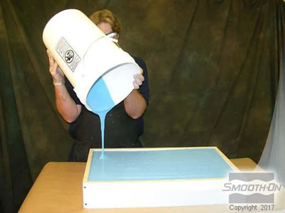 Caucho Silicona Mold 25 Liquido Moldes X250g Yeso 3d